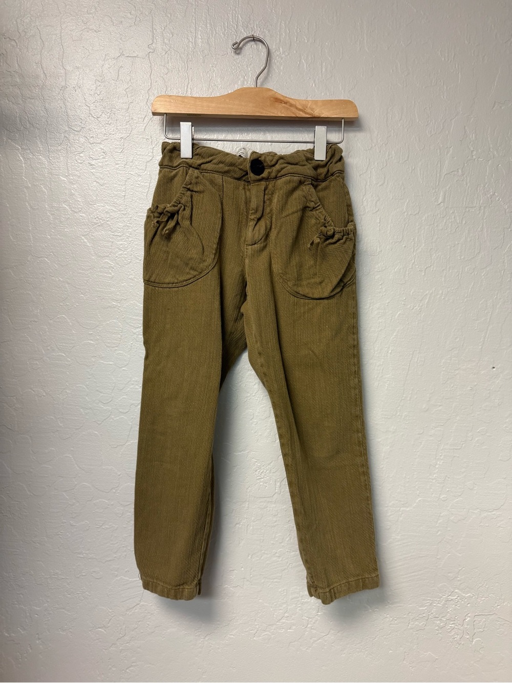 $16 ADD ON zara green pants 9Y joggers jamie kay hanna andersson h&m